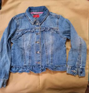 S.Oliver Denim Jacket - Ruffle Details