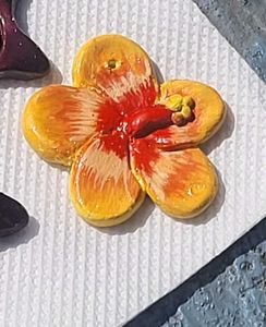 y2kHibiscus Flower Pendant Necklace