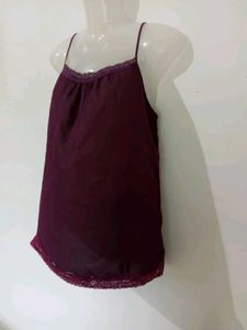 Lace Trim Cami Slip