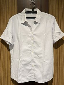 Striped Button-Down Short Sleeve Shirt