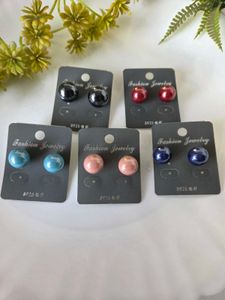 5 colourful pop earrings