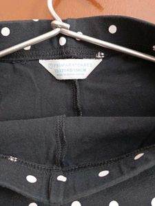 Black Polka Dot Leggings