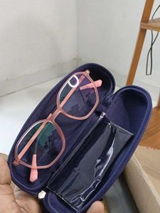 Stylish Pink Eyeglasses with Case