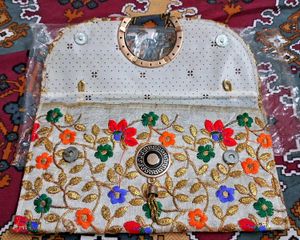 Embroidered Rajasthani Ethnic Clutch (New)