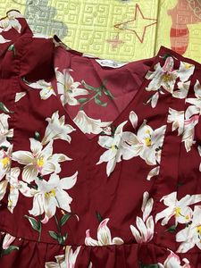Floral Print Midi Dress