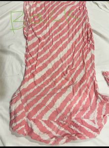 Elegant Pink Striped Kurta