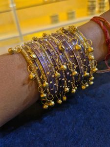 Viral Kashmiri Bangles with Gold-Plated Ghungroo