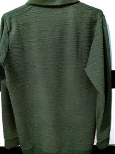 Dark Green polo full sleeves collar Shirt💚