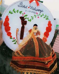 Emboidery Hoop Art For Couple 💑
