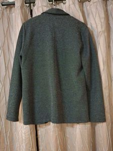 Blazer - Stylish Gray Casual Jacket