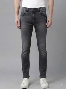 Men's Straight Fit Dark Wash Jeans