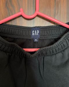 GAP Embroidered Logo Wide-Leg Pants
