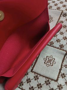 Cute Red Wallet with Butterfly Charm