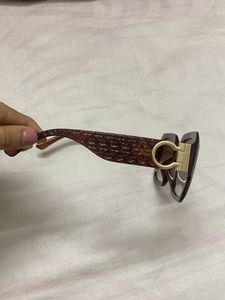 Brown Oversized Square Sunglasses