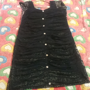 Indian Dress Set - Black &amp; Pink