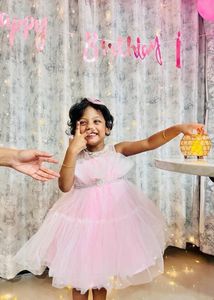 Girls baby Pink Tulle Dress - Party wear