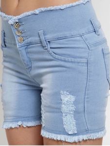 Distressed Denim Shorts for Women