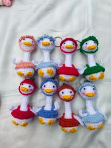 Handmade Crochet Animal Keychains