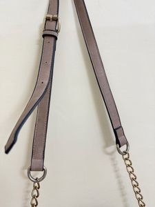 Round Crossbody Bag with Chain Strap
