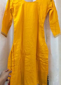 Heavy Yellow Patiala Suit Salwar Set