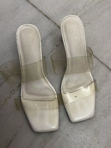 Clear Heel Mules - Stylish &amp; Trendy