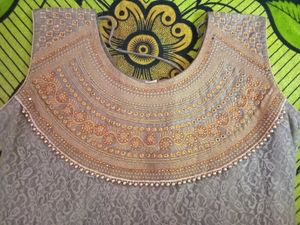 Elegant Lace Ethnic Suit