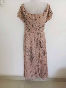 Chic Off-Shoulder Star Print Dress