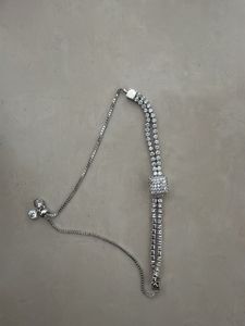 Sparkling Rhinestone Bolo Bracelet