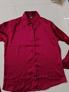 Price drop alert Shirt Elegant Silk Blend Button-