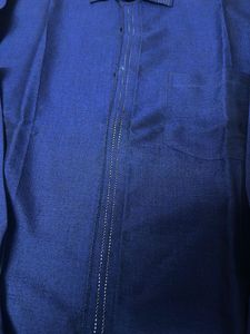 Men's Blue Long Sleeve Shirt