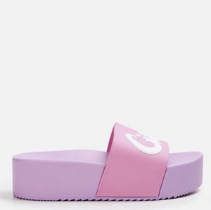 Girl Swag Platform Slides