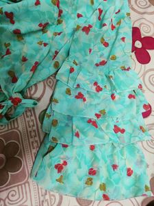 A Beautiful Multicolored V Shaped Top