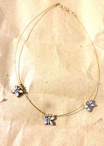 Handmade Invisible Delicate Butterfly Necklace