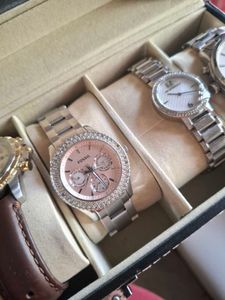 Fossil Women's Pink Dial Watch