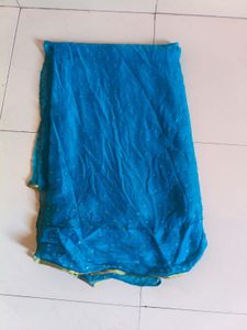Vibrant Purple Bandhani Saree
