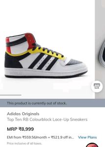 Adidas top ten RB hightop sneakers for m