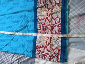 Vibrant Blue Paisley Print Kurta