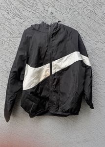 Black & White Windbreaker Jacket