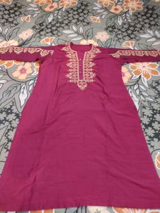 Elegant Embroidered Kurta