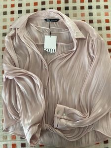 Zara Shimmering Shirt top