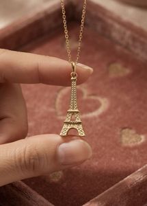 Eiffel Tower Pendant Necklace