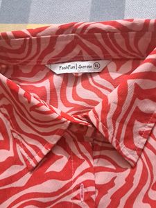 Pink Zebra Print Matching Set