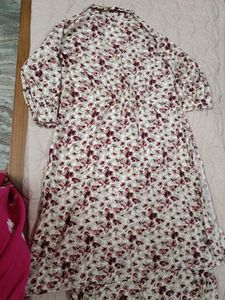Floral Print Kurta and Pants cord Set