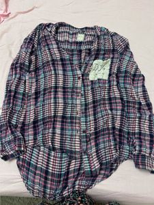 Trends Casual Plaid Button-Up Shirt