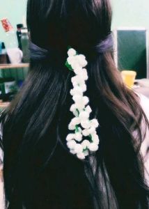 Handmade White Flower Hair Clip