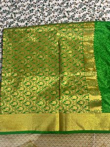 Green & Gold Saree