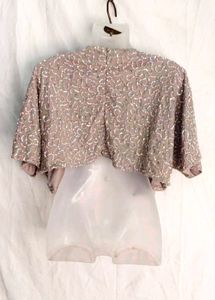 Sparkling Beaded Bolero Jacket