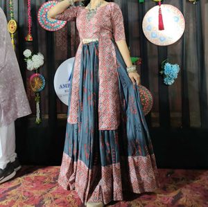 Elegant Printed Lehenga Choli Set