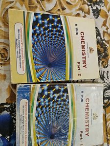 II PUC Chemistry Part 1 & 2 Books