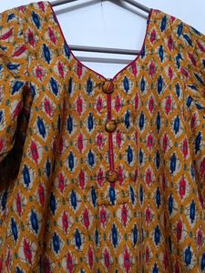 Kurta With Churidar Pajami For Women's